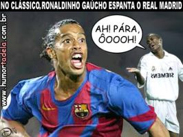 Humor tadela e ronaldinho no classico