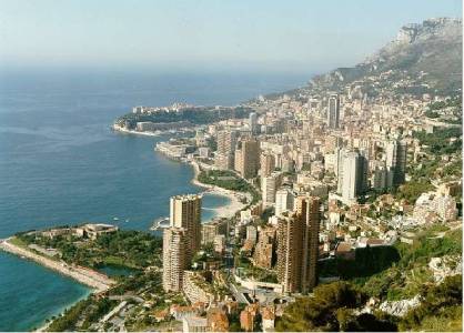 Monaco 15851 hab/km2